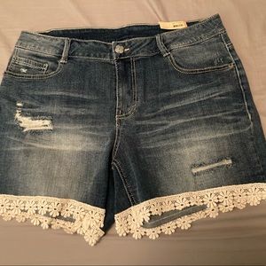 Faded glory 16W jean shorts